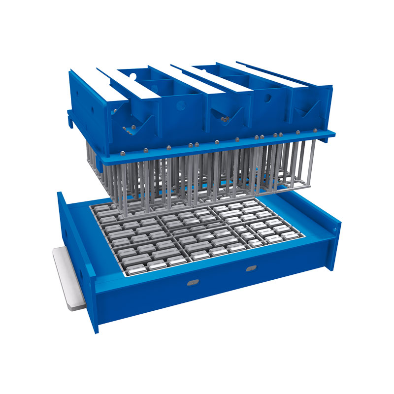 Are you still using traditional molds for your hollow brick production?